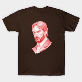 John Wick's Face Sketch T-Shirt